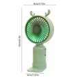Kumdkd Mini Handheld Fan, USB Rechargeable Small Personal Fan with 3 ...