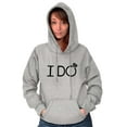 thumbnail image 3 of I Do Bridal Squad Bride Bachelorette Hoodie Sweatshirt Women Brisco Brands M, 3 of 6