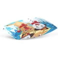 thumbnail image 5 of Snowman Hugging Reindeer Velvet Oblong Lumbar Plush Throw Pillow Cover/Shams Cushion Case 20x26in Decorative Invisible Zipper Design for Couch Sofa Pillowcase Only, 5 of 7