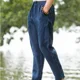 thumbnail image 4 of Pantalones de harén para hombre, holgados, de lino, finos, sueltos, anchos, de verano, nuevos de diseñador, talla grande, tendencia de moda Harajuku, pantalones casuales para hombre, 4 of 4