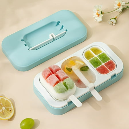 

Ice Cube Tray Gnobogi 2-In-1ice And Ice Cream Silicone Maker Ice-Pop Moldsice-Cream Molds In The Shape Of Abdominal Muscles Popsicles Moulds Dessert Ice Cream Moulds For Children