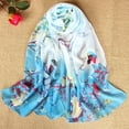 thumbnail image 4 of Yoyauz Women's Chiffon Scarves Light Weight Scarves Fashion Floral Print Scarves Shawls Ladies And Girls, 4 of 5