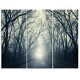 thumbnail image 3 of Design Art Dark Autumn Forest in Fog Modern Photography Canvas Print, 3 of 3