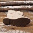 thumbnail image 4 of JUSLIO Boots for Women,Buckle Strap Mid-Calf Round-Toe Slip-on Flat Side Zipper Chelsea Boots, 4 of 9