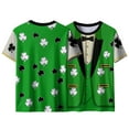thumbnail image 5 of St Patricks Day Mens Shirt Round Neck Short Sleeve Tops 3D Print Funny T Shirt Irish Men's Novelty Shirts Casual Summer Tees, 5 of 8