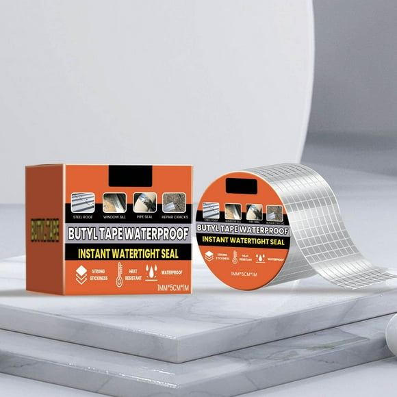 Sealing Tape Aluminum Foil Tape Suitable For RV Window Silicone Glass And Roof Leak Boat And Pipe Sealing Christmas Holder Wreath Upholstery Tape for Cute Tape Desk Clear Packing Tape with Photo Frame