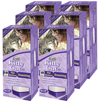 ALFAPET Flat-Bottom Drawstring Cat Box Liners, 60 Liners, 6 Cartons