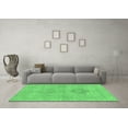 thumbnail image 3 of Ahgly Company Indoor Rectangle Abstract Emerald Green Modern Area Rugs, 2' x 3', 3 of 4