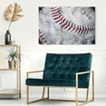 thumbnail image 4 of AatoeaX 'Baseball Made' Sports and Teams Wall Art Canvas Print - White, Red Modern Wall Art Canvas Poster – Aesthetic Print for Home, Office Decor, 8"x10"or10"x8",Unframe, 4 of 4