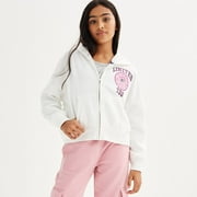Girls 7-16 Limited Too Full Zip Hoodie Color: White Size: MEDIUM