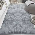 thumbnail image 4 of Shag Area Rug for Cozy Bedroom and Living Room Non- Furry Floor Mat with Tie-Dye Pattern, 4 of 5