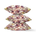 thumbnail image 4 of Aquarelle Ampoule Lilas Intérieur/extérieur Tissu Oreiller avec Zip -Vert Rouge 16", 4 of 7