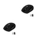 thumbnail image 1 of Tholdsy Ratón inalámbrico de 2,4G para ordenador, ratón óptico de plástico de 1600DPI con inalámbrica para juegos de trabajo negro mate 2piezas, 1 of 5