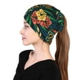 thumbnail image 6 of KLL Tropical Tribe Mask Pirnt Wicking Running Beanie Head Wrap Cycling Bandana for Men Women, 6 of 8
