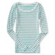thumbnail image 1 of Camiseta gráfica a rayas Aeropostale para mujer, verde, mediana Aeropostale Camiseta gráfica, 1 of 2