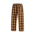 thumbnail image 4 of Stamzod Mens Plaid Pajama Pants Cotton Soft Comfy Lounge Pants Drawstring Waist Wide Leg Plus Size Pj Bottoms with Pockets on Clearance, 4 of 5