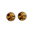 thumbnail image 1 of Pair of Brown Camouflage Acrylic Screw Fit Ear Plugs, 1 of 4