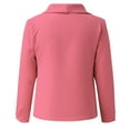 thumbnail image 4 of Fouhkni Blazers for Women Plus Size Open Front Plain Cardigan 3/4 Sleeve Fitted Dressy Suit Jackets, 4 of 6