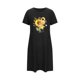 thumbnail image 5 of Camisón corto de mujer, vestido de largo medio con estampado de moda, camisón corto extragrande de mujer, camisón de manga corta con estampado de pecho a la moda, camisón de mujer, 5 of 5