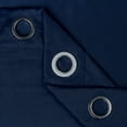thumbnail image 4 of MDS Blackout Curtains for Living Room and Bedroom Thermal Insulated Grommet Room Darkening Draperies 2 Panels (Navy Blue 42x72), 4 of 8