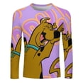 thumbnail image 2 of Happy Scooby Doo Men's Long Sleeve T Shirt 3D Printed Fashion Tee Shirts Top Soft Comfortable Daily Shirt, 2 of 6