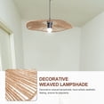 thumbnail image 4 of OULII Hanging Lampshade Retro Lamp Shade Iron Yellow Homeowners 1Pack, 4 of 7
