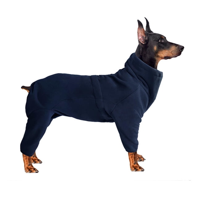Hml Dog Clothes Winter Warm Fleece Dog Coat Cold Weather Cozy Pup Jackets Buckles Turtle Collar Puppy Shirts Clothes For Small Medium Large Dogs