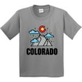 thumbnail image 3 of Inktastic Colorado Mountains and Clouds Youth T-Shirt, 3 of 5