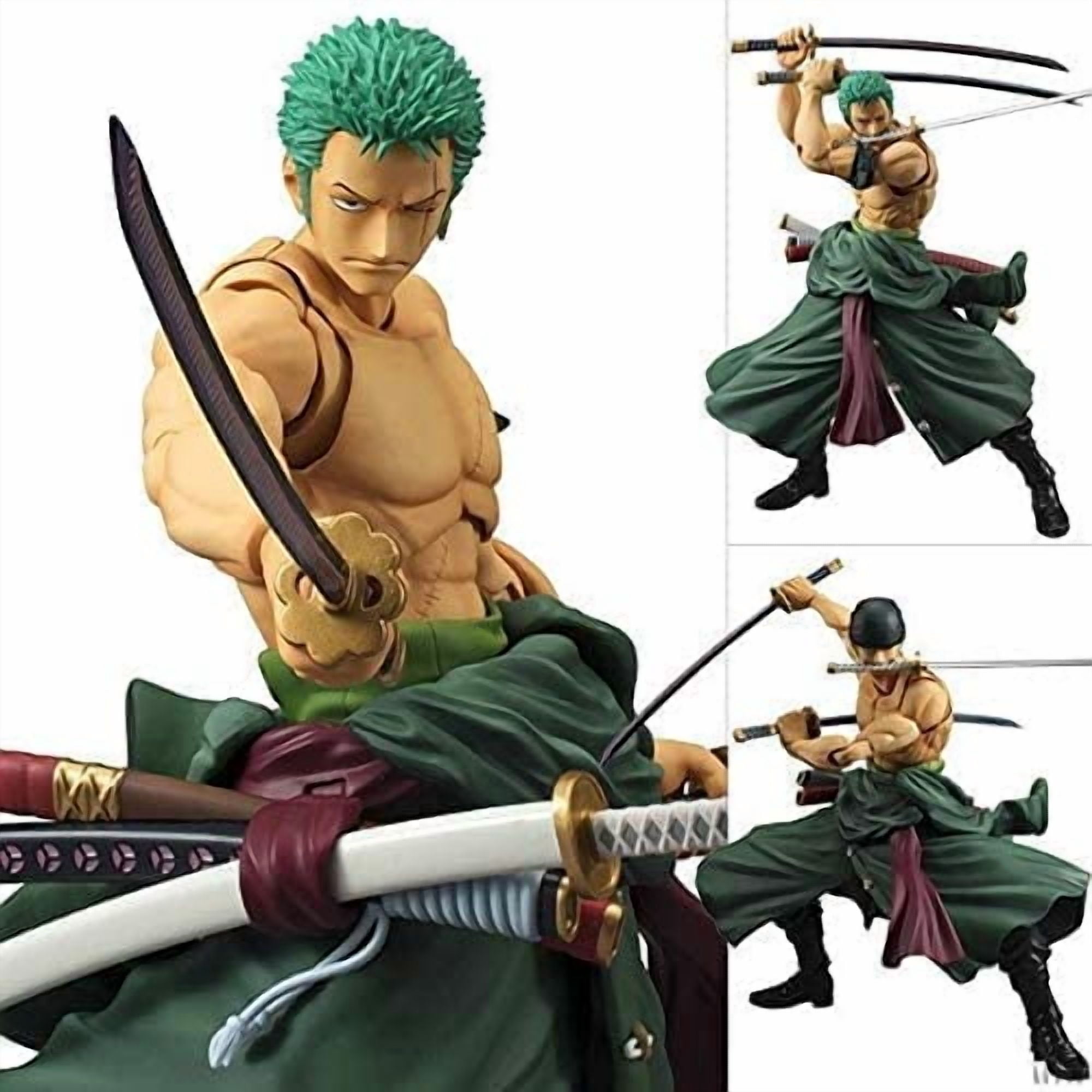 Tavanan Japanese Anime Figure GK Roronoa Zoro Figure Zoro Action Figures Bobble Head Assemble Figma Collection Character Anime Toys Model Figurine Nendoroid Doll Brinquedos Statue Ornaments