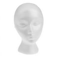 thumbnail image 6 of Mannequin Head, Female Mannequin Manikin Head Model Foam Wigs Hair Glasses Display -White, 6 of 6