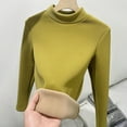 thumbnail image 3 of Ankola Sweatshirt for Women Mock Neck Soft Fleece Lined Base Top Winter Warm Under Shirts Thermal Thick Pullover Sweater Loungewear, 3 of 7