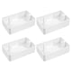 thumbnail image 1 of Caja de tomacorrientes de plástico de 4 piezas, resistente a la intemperie, con protector de enchufe y receptáculo, caja de conexiones de 2 unidades para interruptores, para mejoras del hogar, 1 of 7