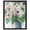 Black Frame, variant on Flowers from my Garden Shadowbox Print Western Floral Art by Art Remedy, Black Frame, 30 x 36