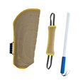 thumbnail image 4 of koolsoo 3 Pack Dog Bite Arm Sleeves - Pet Training Stick - Training Set for Small Medium Yellow, 4 of 9