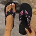 thumbnail image 6 of RotHome Women’s Flip Flops with Arch Support Yoga Mat Comfort Lightweight Slip On Beach Walking Sandals for Indoor Outdoor Summer Flip Flops for Women, 6 of 9
