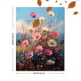 thumbnail image 3 of Qisvanset Framed Canvas Wall Art 12x16 Inch Wildflower Landscape Scripture Mural Wall Art, 3 of 5