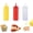 3 color 12oz set, variant on 3 Pack Yellow Plastic Squeeze Bottles 8 oz Condiment Squeeze Bottles Multipurpose Squirt Bottle for Ketchup Oil Jam BBQ Sauce Dressing Grilling Crafts Syrup Dispensers