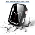 thumbnail image 5 of 6 Pack Hard PC Case for Apple Watch Series 3/2/1 38mm with Tempered Glass Screen Protector, Ultra-Thin Scratch Resistant Full Protective Bumper Cover for iWatch 38mm Accessories, 5 of 5