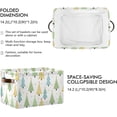 thumbnail image 3 of 1PCS Cartoon Christmas Tree Large Collapsible Storage Bins,Canvas Fabric Foldable Storage Bins with Handles Open Home Storage Bins Boxes Toy Storage Basket Home Decor, 3 of 7