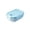 Blue Size 14.5*10.5*4.7 F3, variant on EDHITNR Rectangular Airtight Food Storage Container, 4 Side Buckle Sealed Lid with Vent Tab Leakproof Meal Prep Box, Portable Slim Shape for Student Office Worker Lunch Household Refrigerator Food