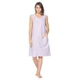 thumbnail image 5 of Casual Nights Women's Zipper Front House Dress Sleeveless Seersucker Housecoat Duster Lounger, 5 of 5