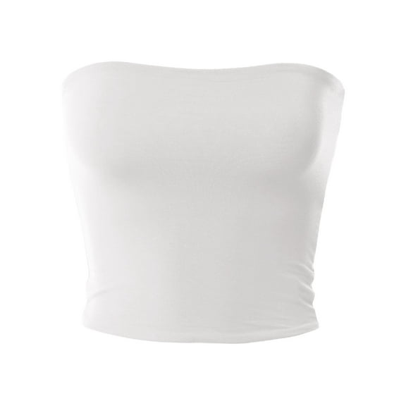 MixMatchy Women's Soft Rayon Jersey Tube Top
