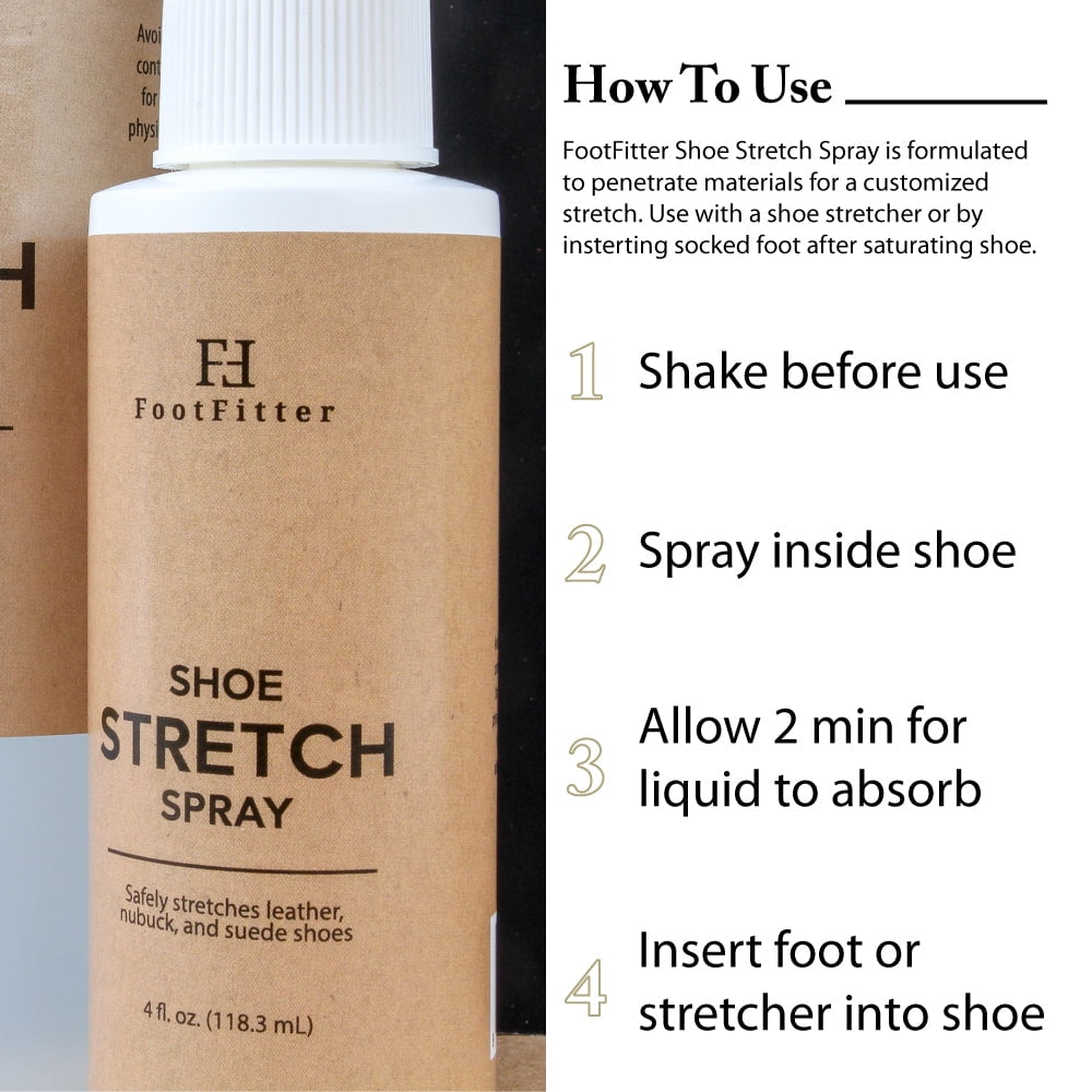 FootFitter - 16 fl oz. Shoe and Boot Stretching Spray for Leather, Suede, Nubuck, and Canvas