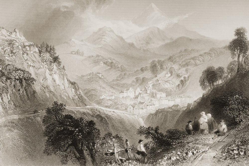 Enniskerry Near Dublin IrelandDrawn By WHBartlett Engraved By GK Richardson From The Scenery And Antiquities Of Ireland By NPWillis And JStirling CoyneIllustrated From Drawings By WHBartlett Published