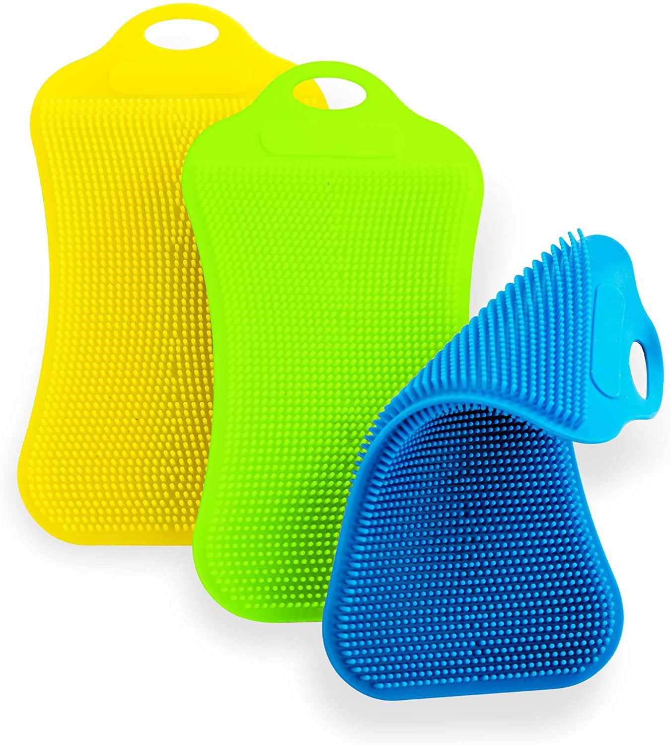 Heldig Silicone Sponges, FoodGrade Silicone Sponge, DoubleSide Silicone Sponges for Dishes