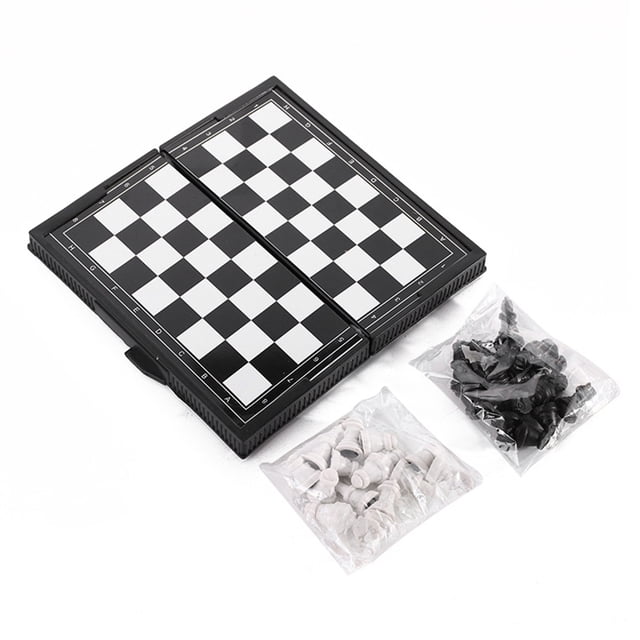 Mini juegos de mesa Juegos de tablero de ajedrez magnético portátil Interacción entre padres e hijos Ehuebsd libre de BPA