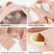 thumbnail image 4 of TFixol Sujetador deportivo para mujer con espalda cruzada y hueco, acolchado, push inalámbrico, 4 of 8