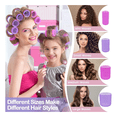 thumbnail image 3 of 33 pzs Rulos Tubos Plástica Para Cabello Autoadheribles Belug, Multicolor, 3 of 5