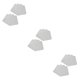 thumbnail image 1 of Naiovety 4 pack/lote almohadillas antideslizantes pinzas fáciles de instalar con característica aspiradora lavable y reutilizable blanco 8 Type1 NO1, 1 of 6
