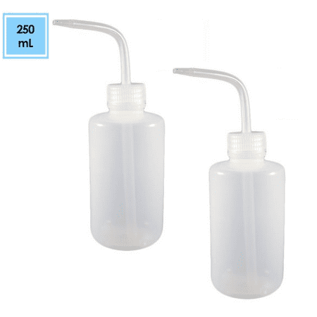Ldpe Drop Dispenser Bottles BioRx Sponix Wash Bottle - Squeeze Bottle - LDPE Body - 250 mL - 2 pcs (For pets, veterinary, liquid dispenser, water transfer) ()